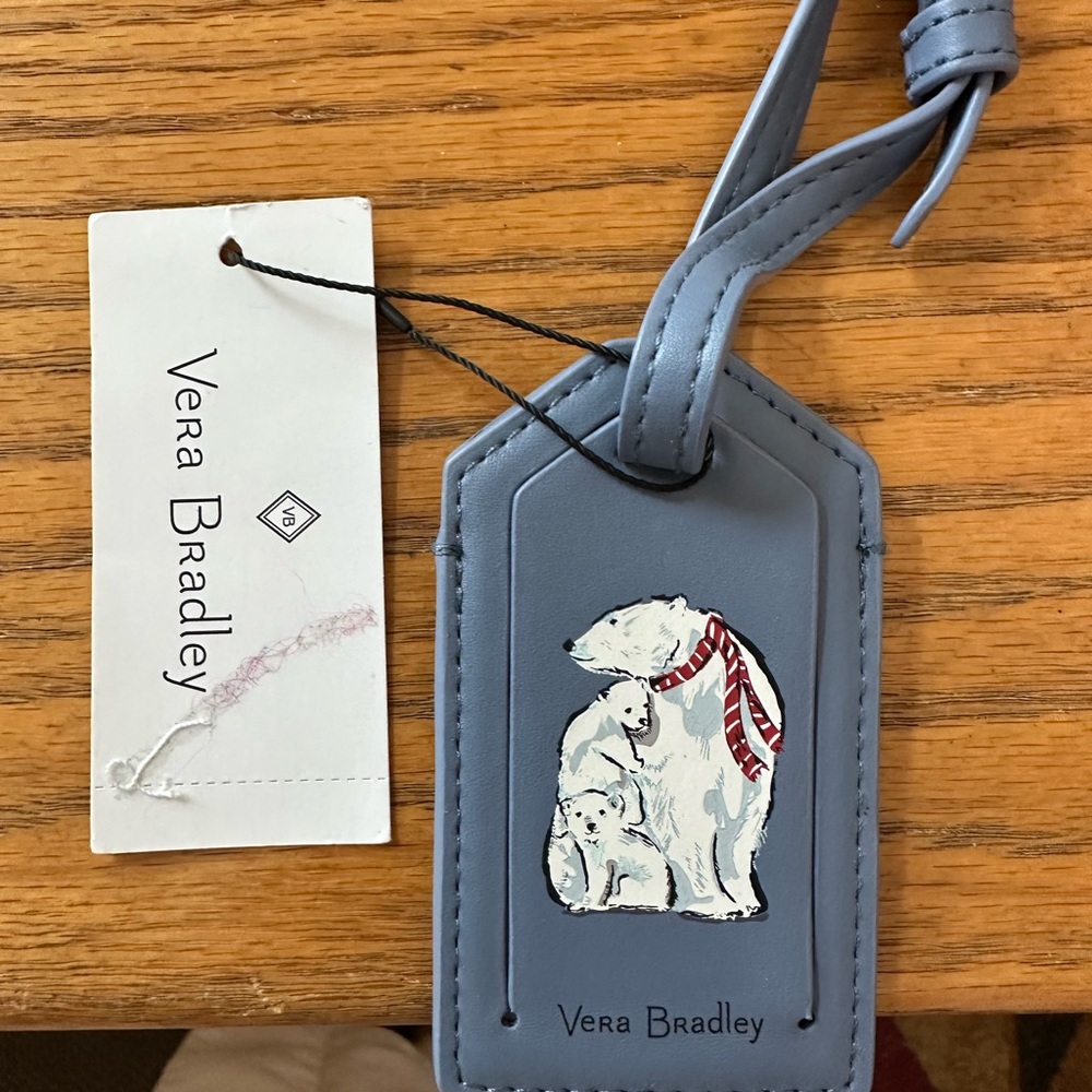 Vera Bradley Cool Blue Luggage Tag